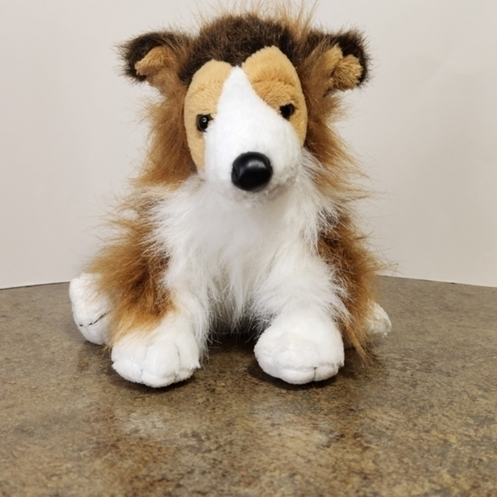 Ganz Webkinz‎ Collie 8" Plush Dog Realistic No Code Sheltie Puppy